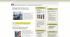Desktop Screenshot of italienisch-lernen.biz